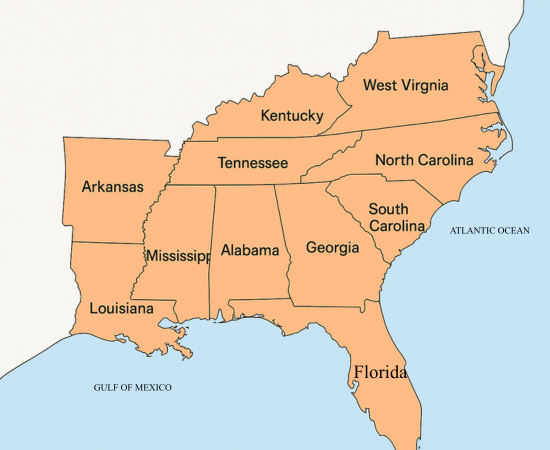 southeastern United States